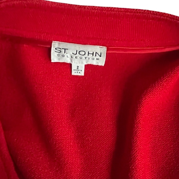 St. John Collection Red Skirt Set - Picture 5 of 5